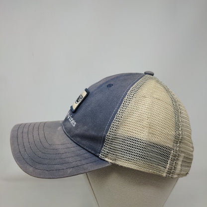 Vineyard Vines Strapback Mesh Back Trucker Hat Blue One Size Colorblock