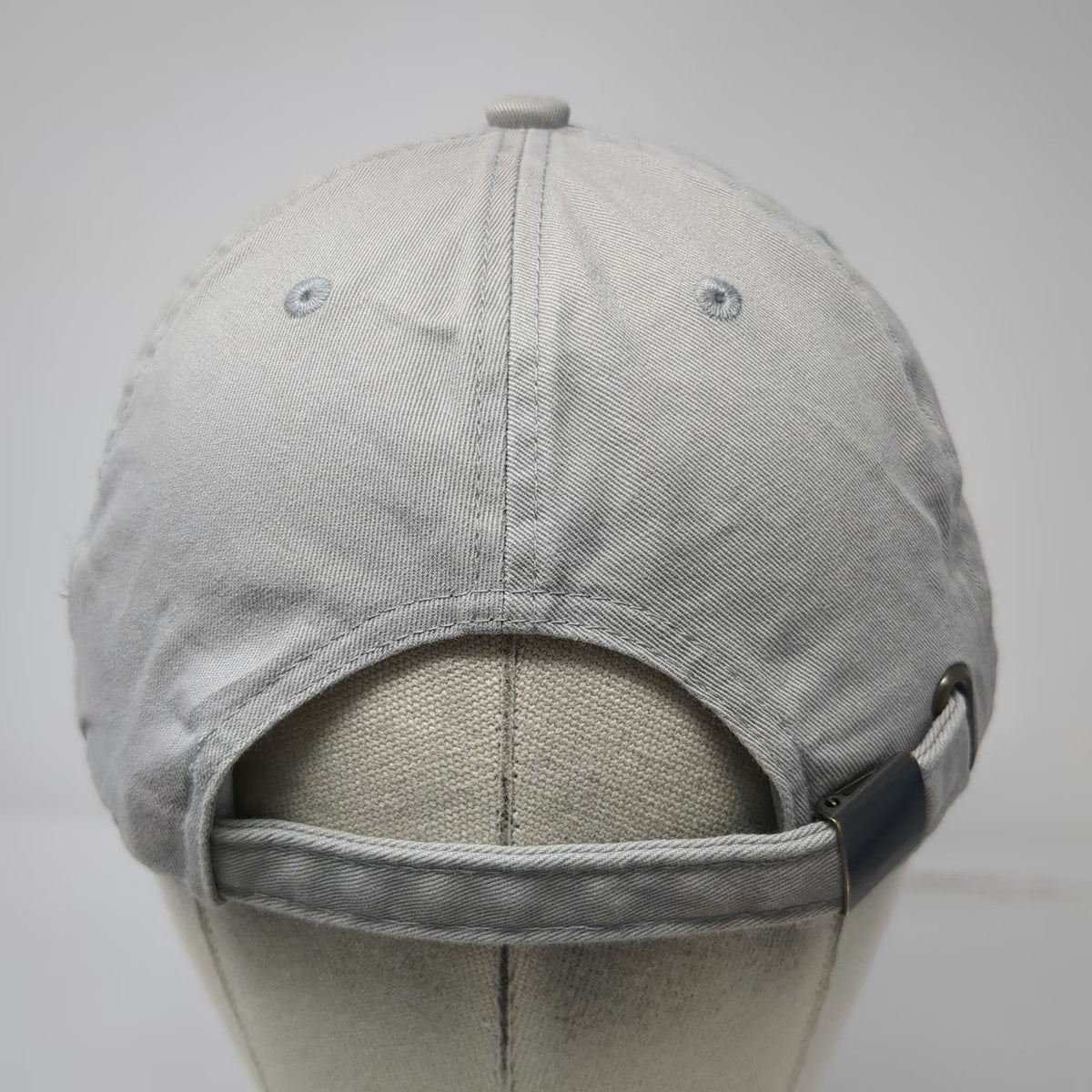 Port Authority Baseball Cap Gray One Size Amys Kitchen Logo Cotton Slideback Hat