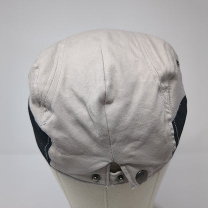 Water Ink In Show Newsboy Cap Gray One Size Adjustable Breathable Blank