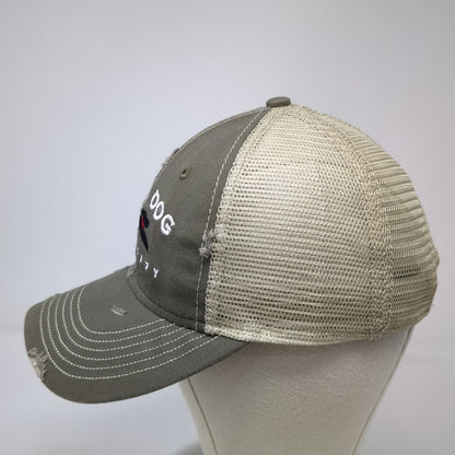 Sportsman Baseball Cap Brown One Size Blind Dog Park City Mesh Restaurant Hat