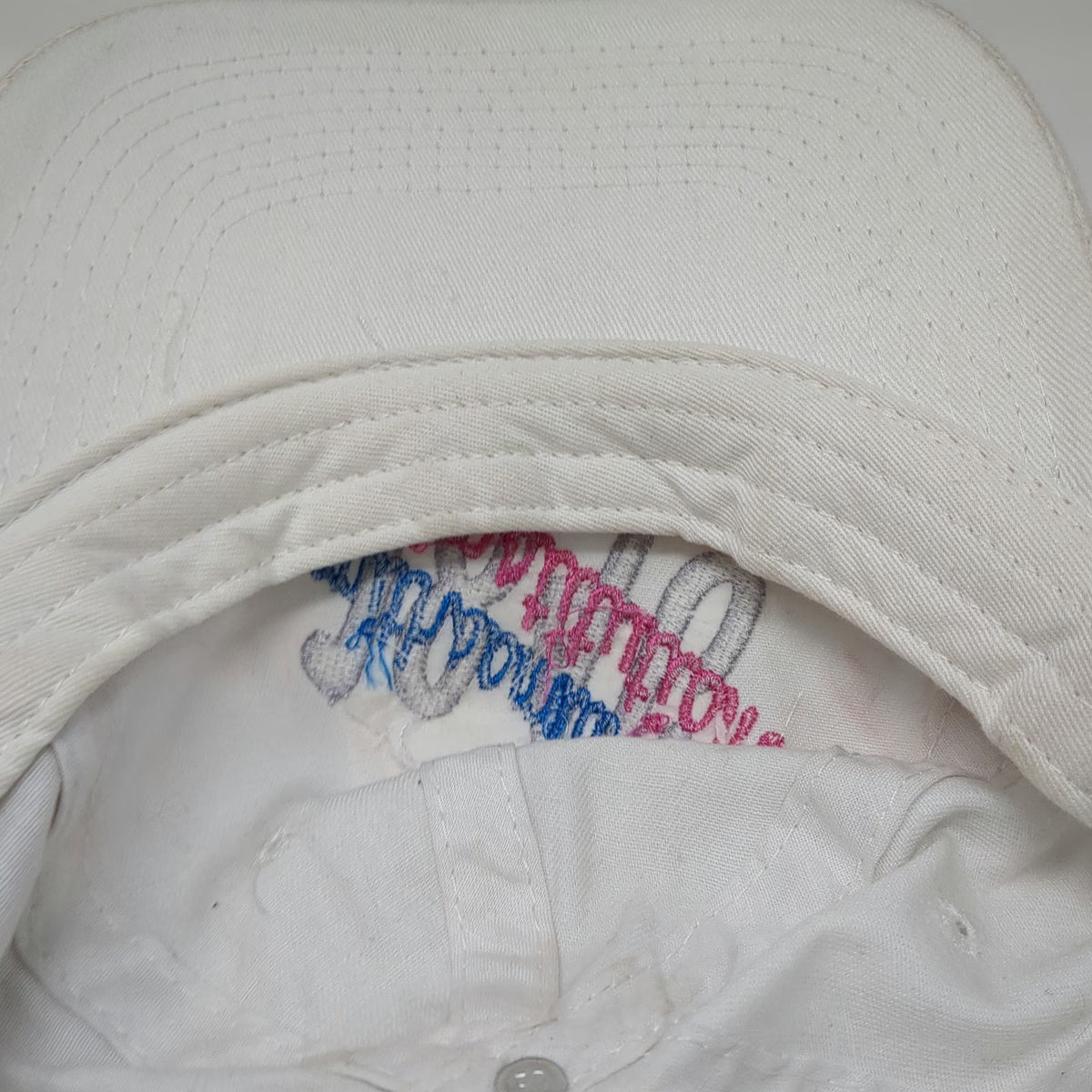 Perrin Baseball Cap White One Size 150th Anniversary Smithsonian Institution Hat