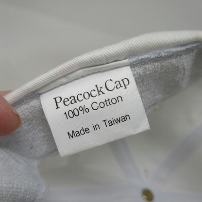 Peacock Cap 50 Years Ago A Star Was Born 5 Panel White Hat One Size Snapback