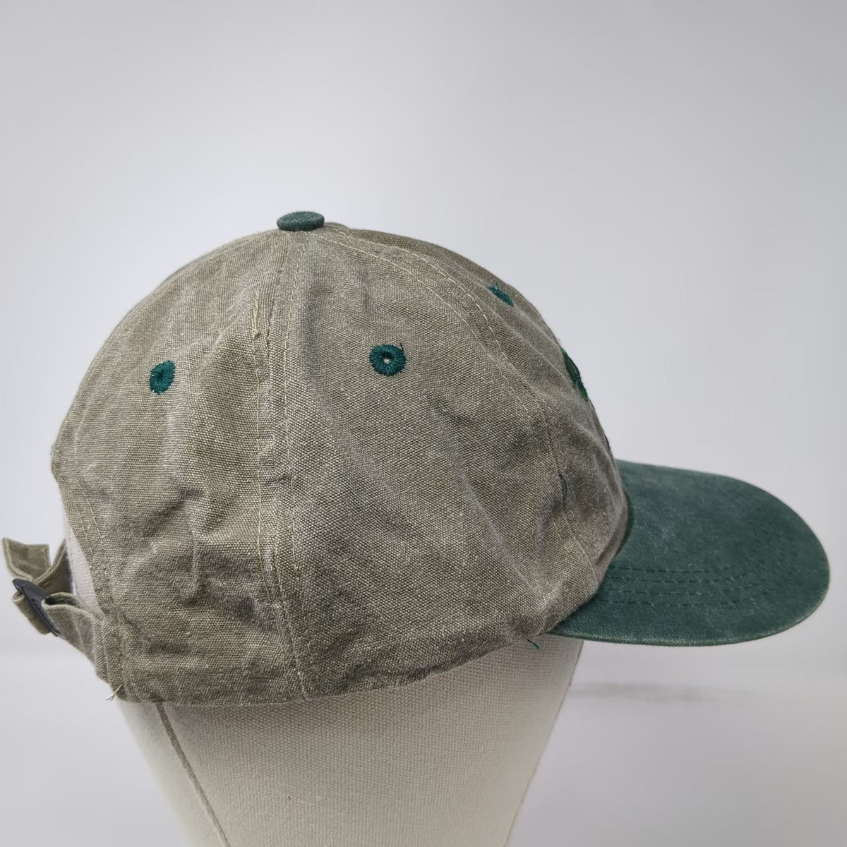 Sportcap Baseball Cap Brown Green One Size Valley Truss Embroidered Cotton Hat