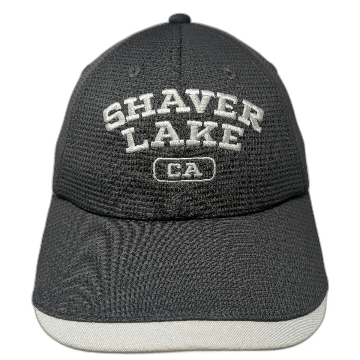 Royal Resortwear Baseball Cap Gray OSFM Shaver Lake CA Textured Strapback Hat