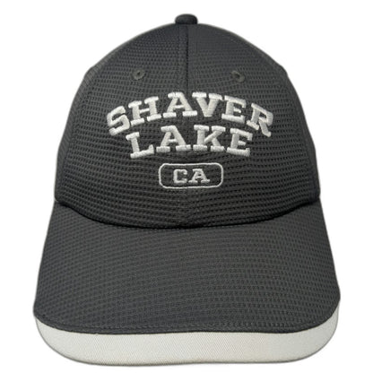 Royal Resortwear Baseball Cap Gray OSFM Shaver Lake CA Textured Strapback Hat