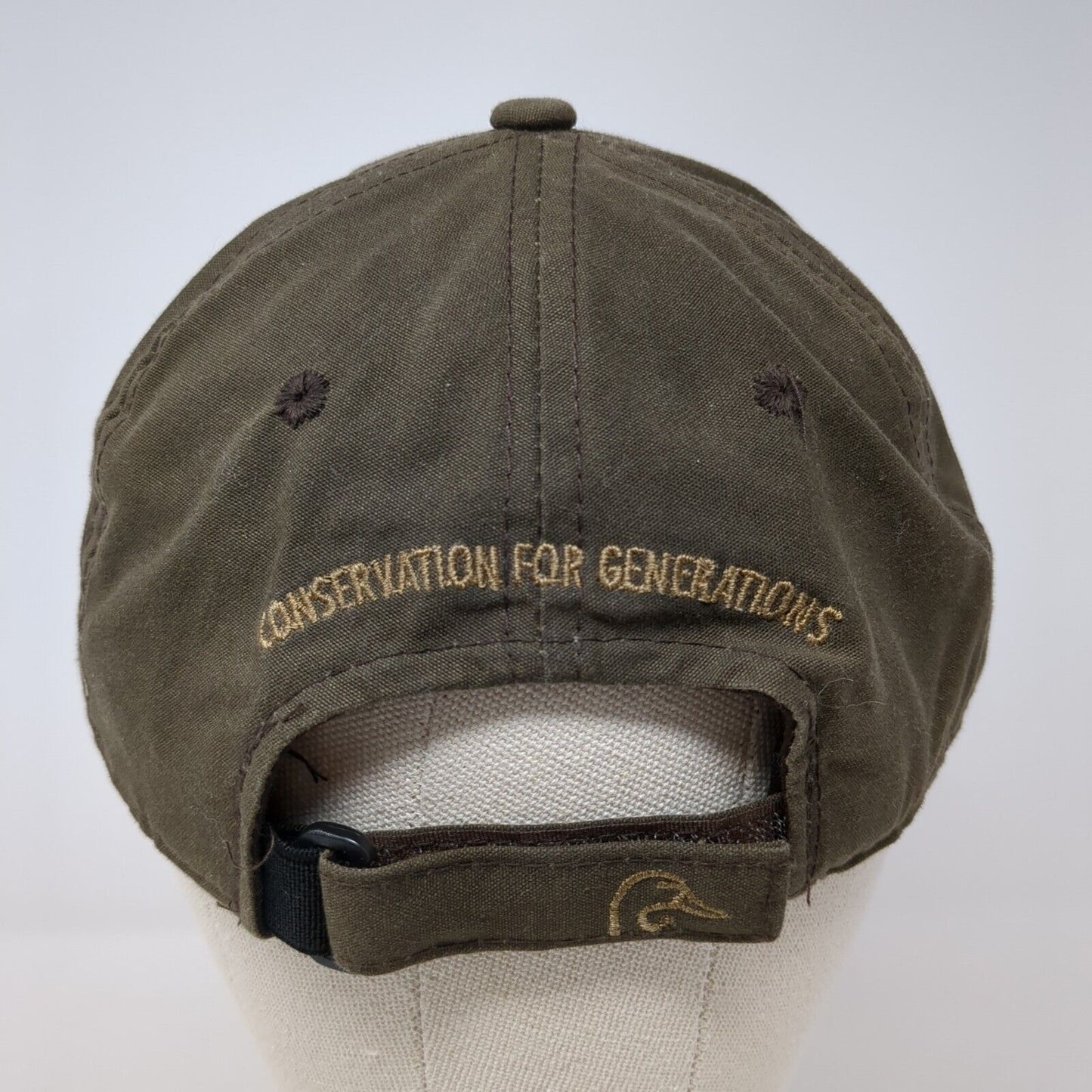 Ducks Unlimited 1937-2012 Strapback Hat Brown One Size Embroidered