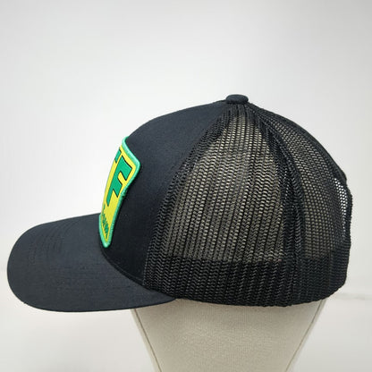 F/U Livestock Trucker Hat Black One Size DTF Down To Farm Mesh Snapback Funny