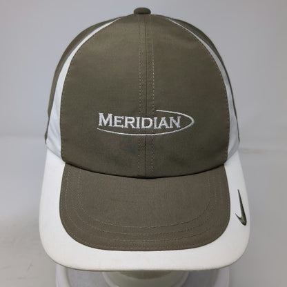 Nike Golf Baseball Cap Brown One Size Meridian Strapback Curved Bill Golfing Hat
