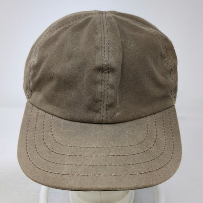 Stormy Kromer Baseball Cap Brown 7 3/4 Waxed Canvas SK Logo Fitted USA Made Hat