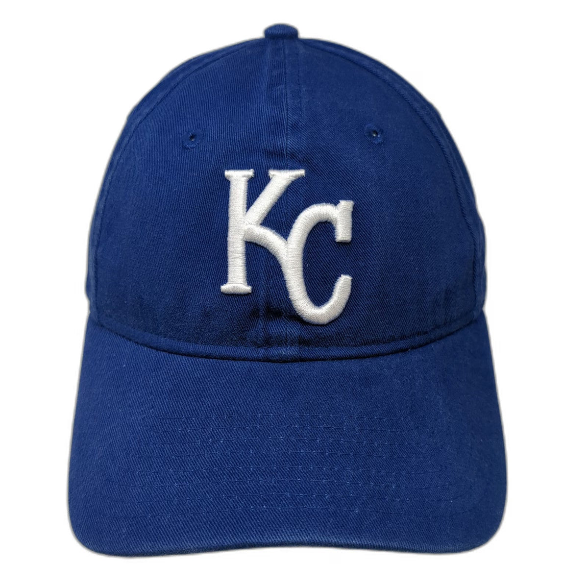 New Era KC Royals Blue Baseball Cap OS Adjustable MLB Relaxed Hat Embroidered