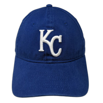 New Era KC Royals Blue Baseball Cap OS Adjustable MLB Relaxed Hat Embroidered