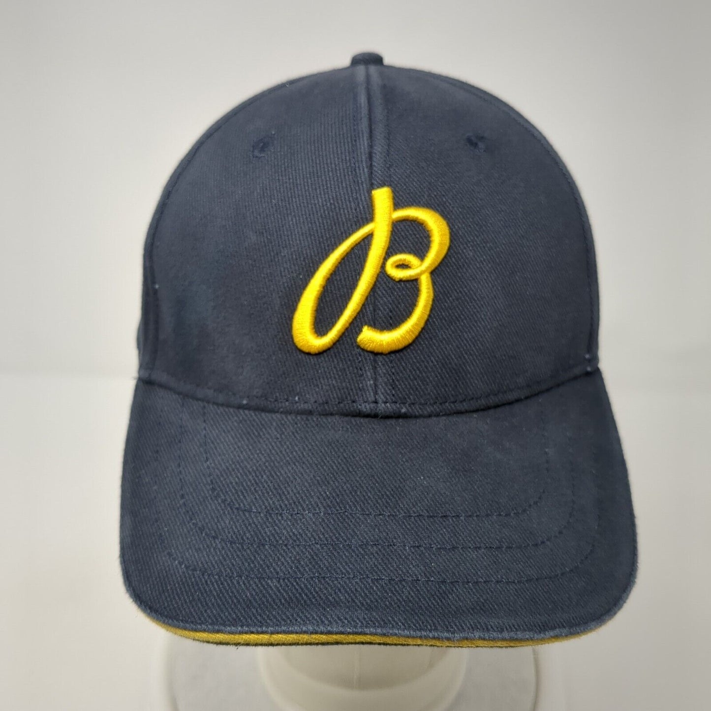 Breitling 1884 Slideback Hat Blue OSFA Embroidered Big Logo Organic Cotton
