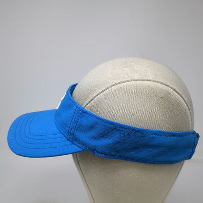Under Armour Visor Blue One Size Fish Hook Logo Adjustable UA Strapback Hat