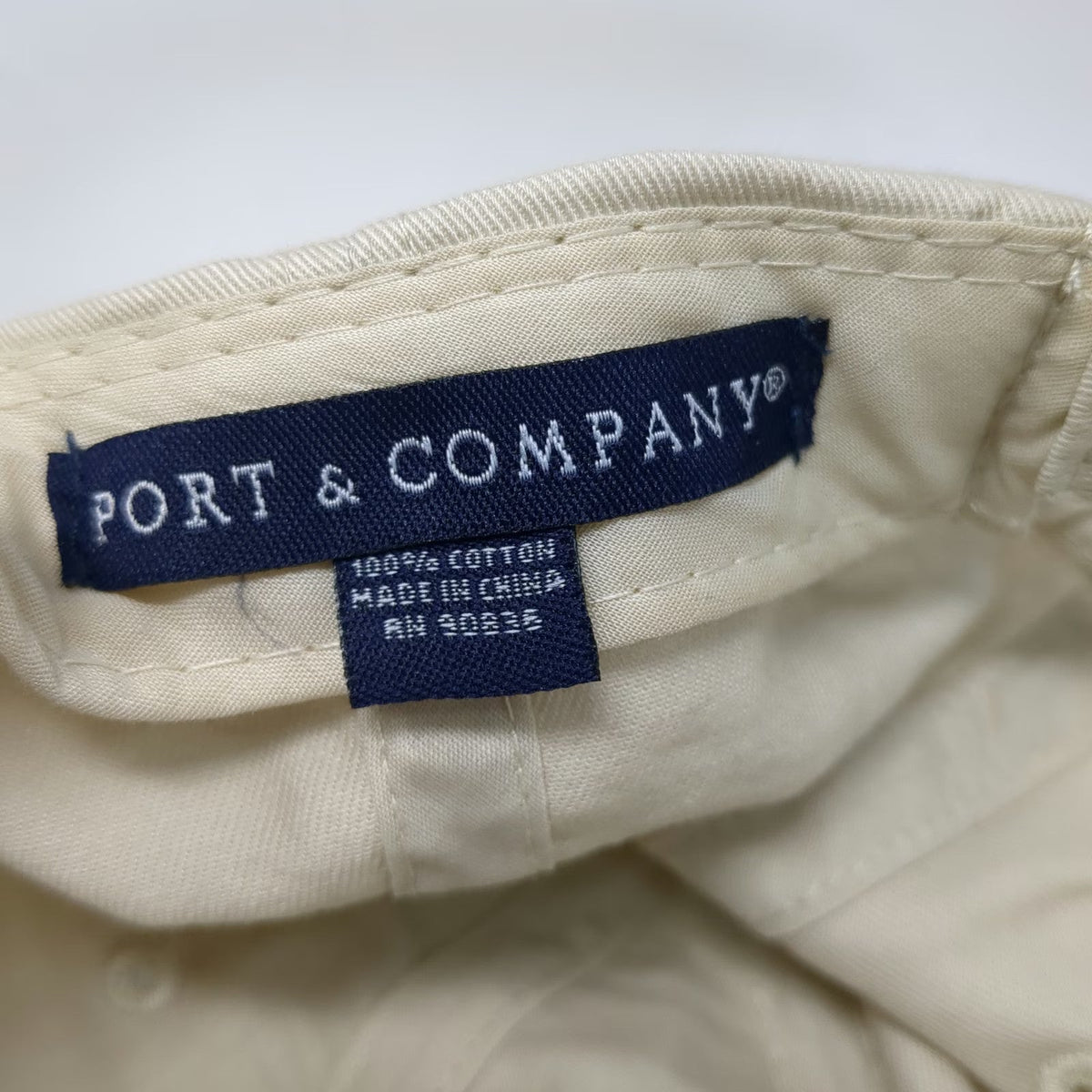 Port & Company Baseball Cap Beige One Size City of Rupert Idaho Embroidered Hat