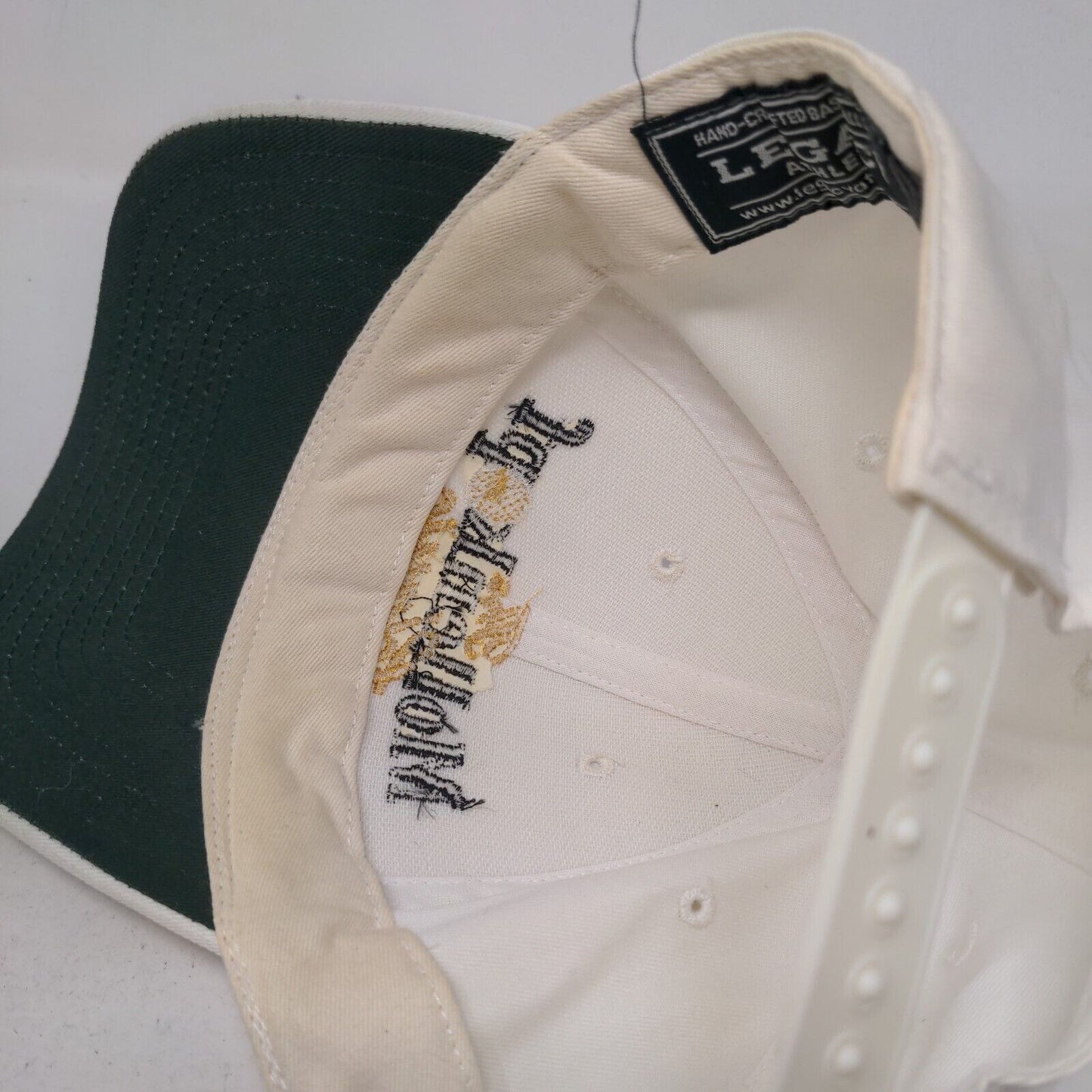 Legacy Men's Snapback Mollenkopf Classic Hat White Size OSFA Embroidered Golf