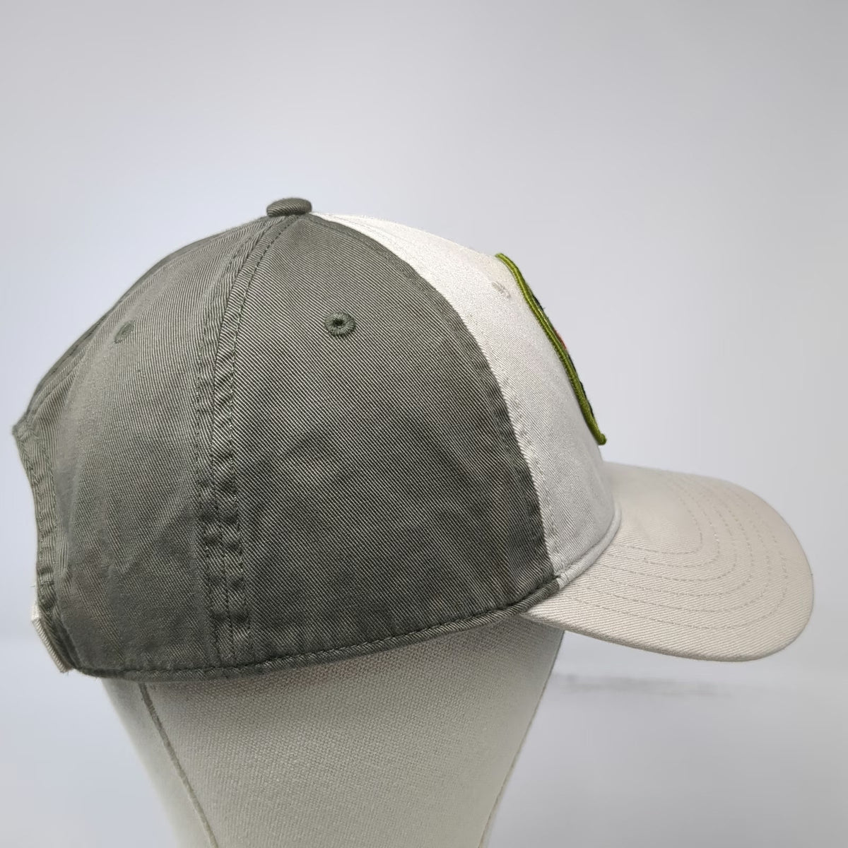 G-54 Hat Graphix Idaho Wildlife Moose Patch Gray Beige Baseball Cap One Size