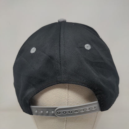 Infinity Snapback Hat Black OSFM Adjustable Colorblock 6 Panel Blank