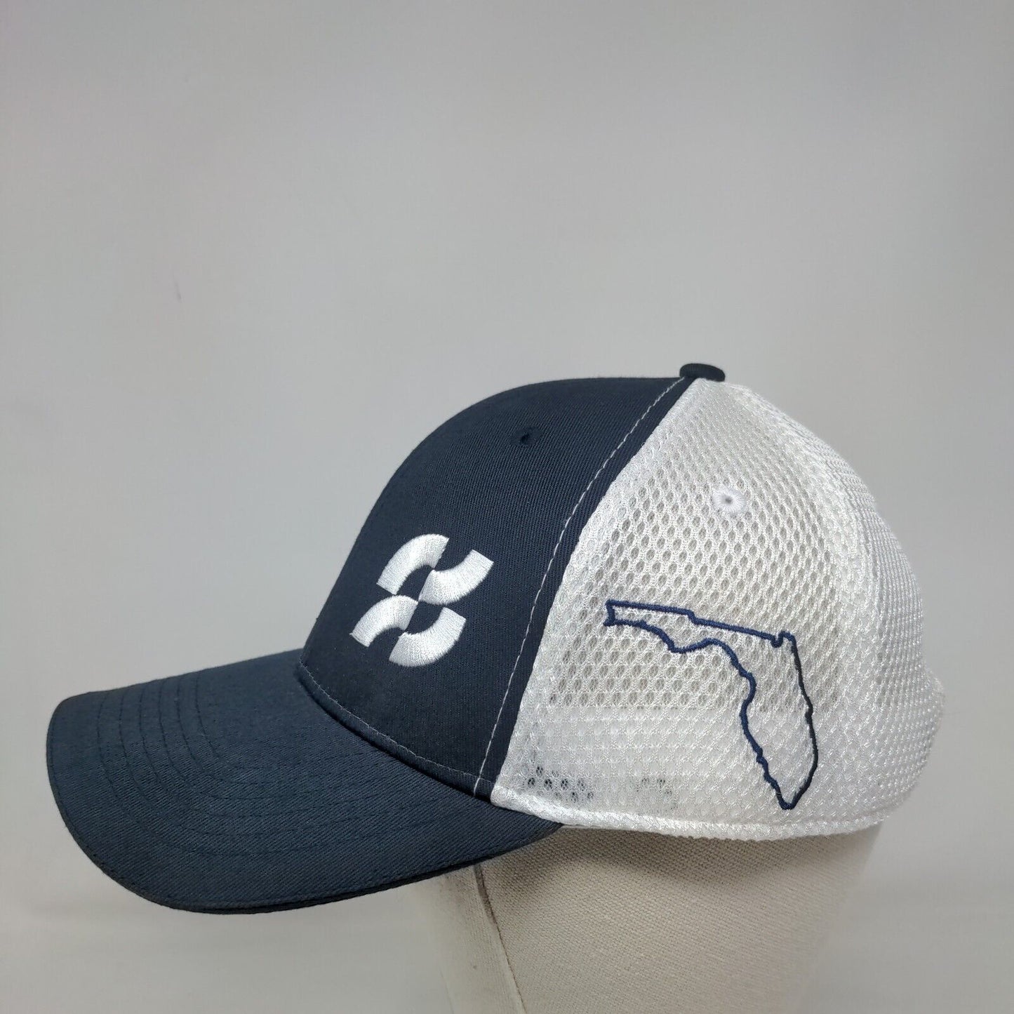 Ferguson Facilities Supply Strapback Trucker Hat Blue OS Adjustable Mesh Back