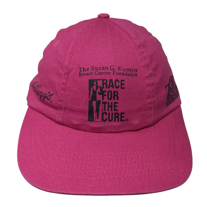The Susan G. Komen Breast Cancer Foundation Trace For Cure Baseball Cap Pink OS