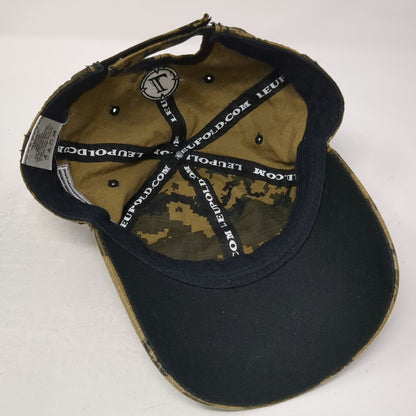 Center Stage Baseball Cap Green One Size Leupold Digital Camo USA Flag Hat