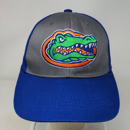 Florida Gators Strapback Hat Blue Gray OSFA Embroidered Logo NCAA Captivating