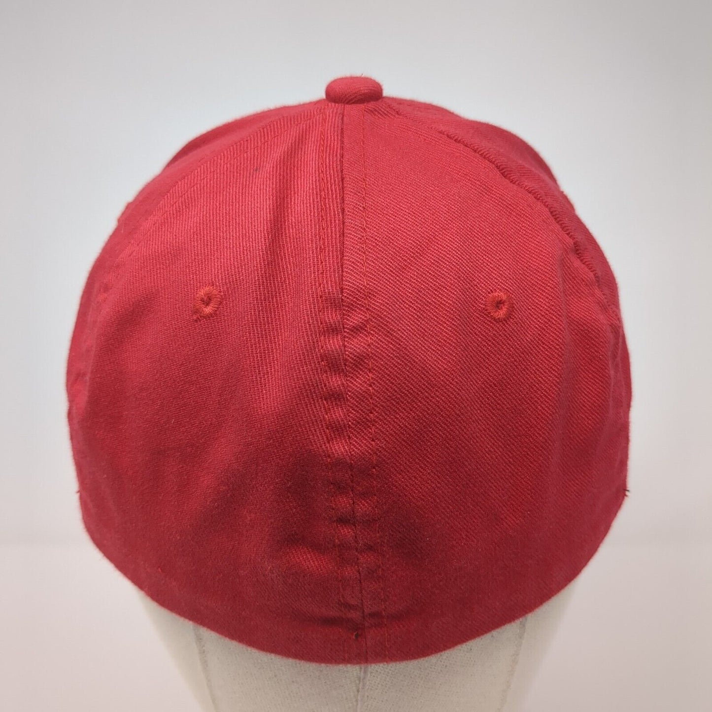 Park Hill Fitted Hat Red Small-Medium Embroidered Flexfit Yupoong