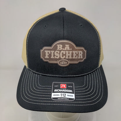 B.A. Fischer Original 112 Trucker Hat Multi OS Adjustable Mesh Back Richardson
