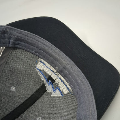 Richardson Trucker Hat Gray One Size Mountain Waterworks Mesh Snapback Logo