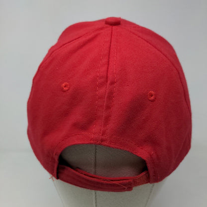 Unbranded Women's Strapback Hat Red Size OS 100% Cotton Autumn Fall Leaves