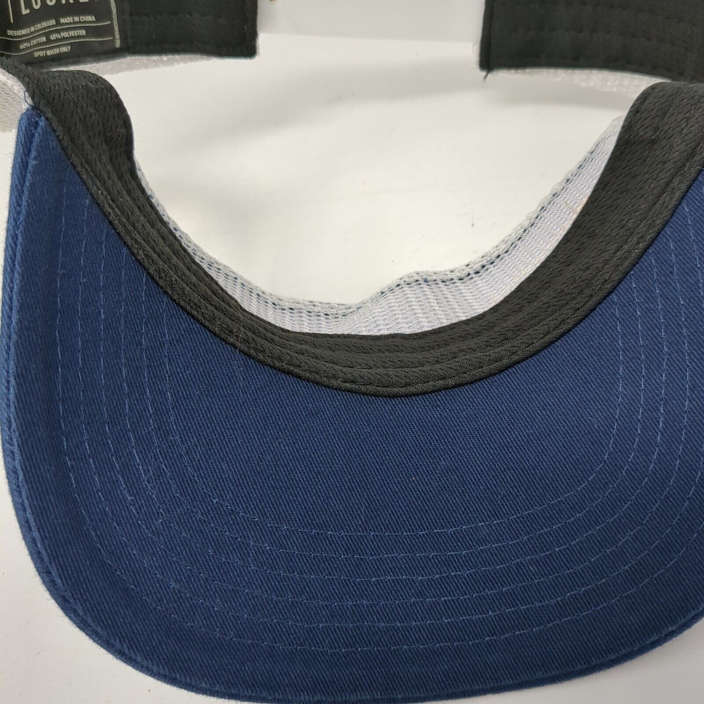 Yellowstone National Park Snapback Sun Visor Hat Blue One Size Locale