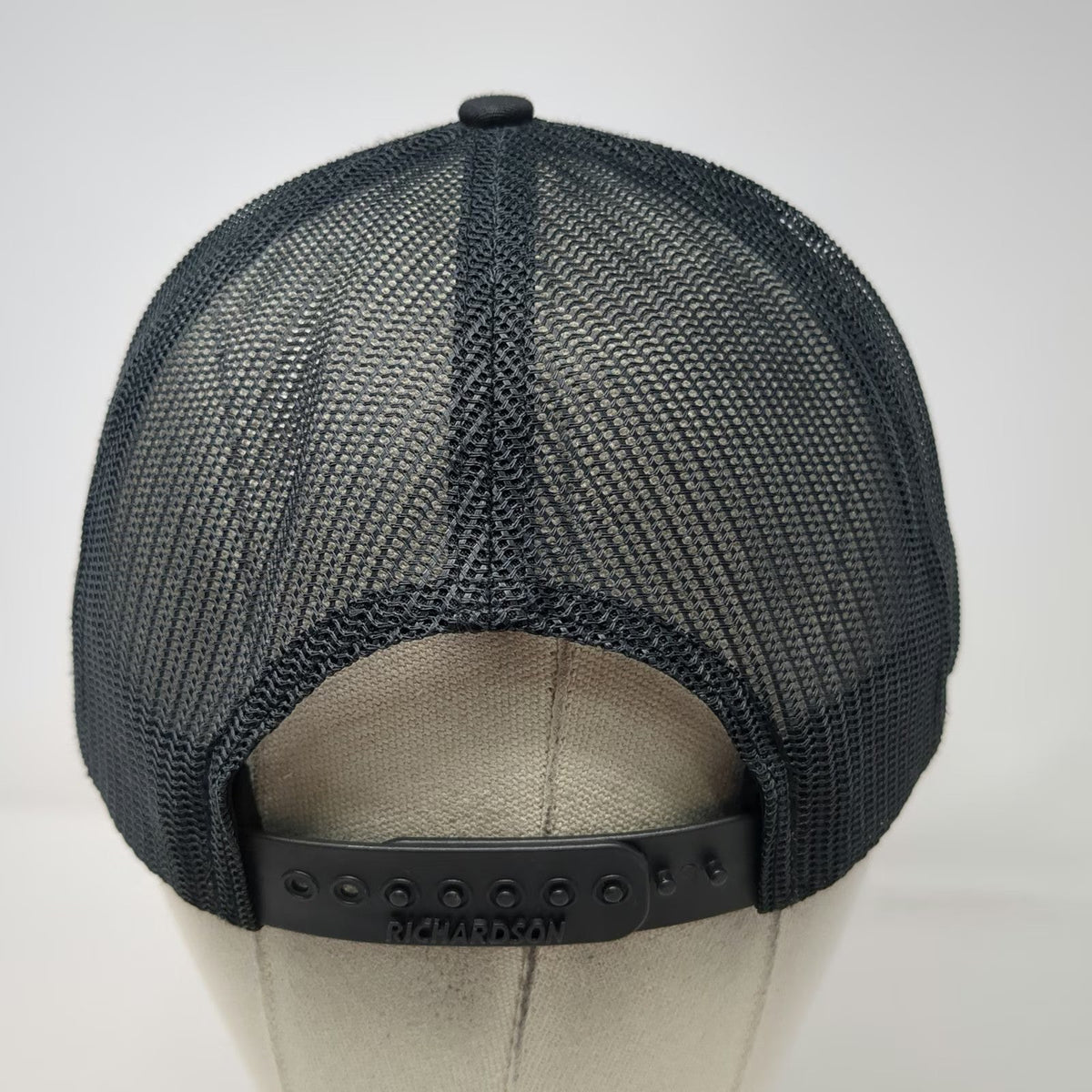 Richardson Trucker Hat Black One Size Mac Tools Pink Ribbon Mesh Snapback