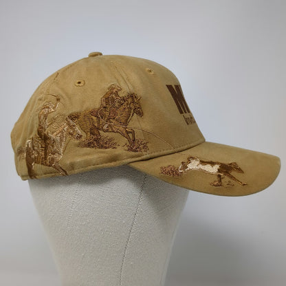 DRI DUCK Baseball Cap Brown One Size MWI Invitational Rodeo Cowboy Horse Hat