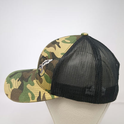 Pacific Headwear Trucker Hat Green One Size Birds Of Prey NCA Camo Snapback