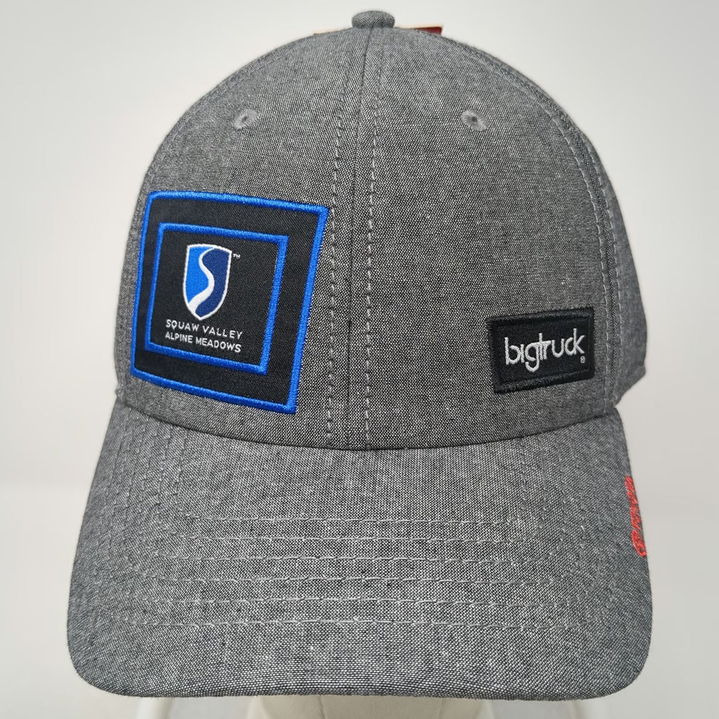 bigtruck Snapback Gray One Size Hat Squaw Valley Alpine Meadows Toyota Logo