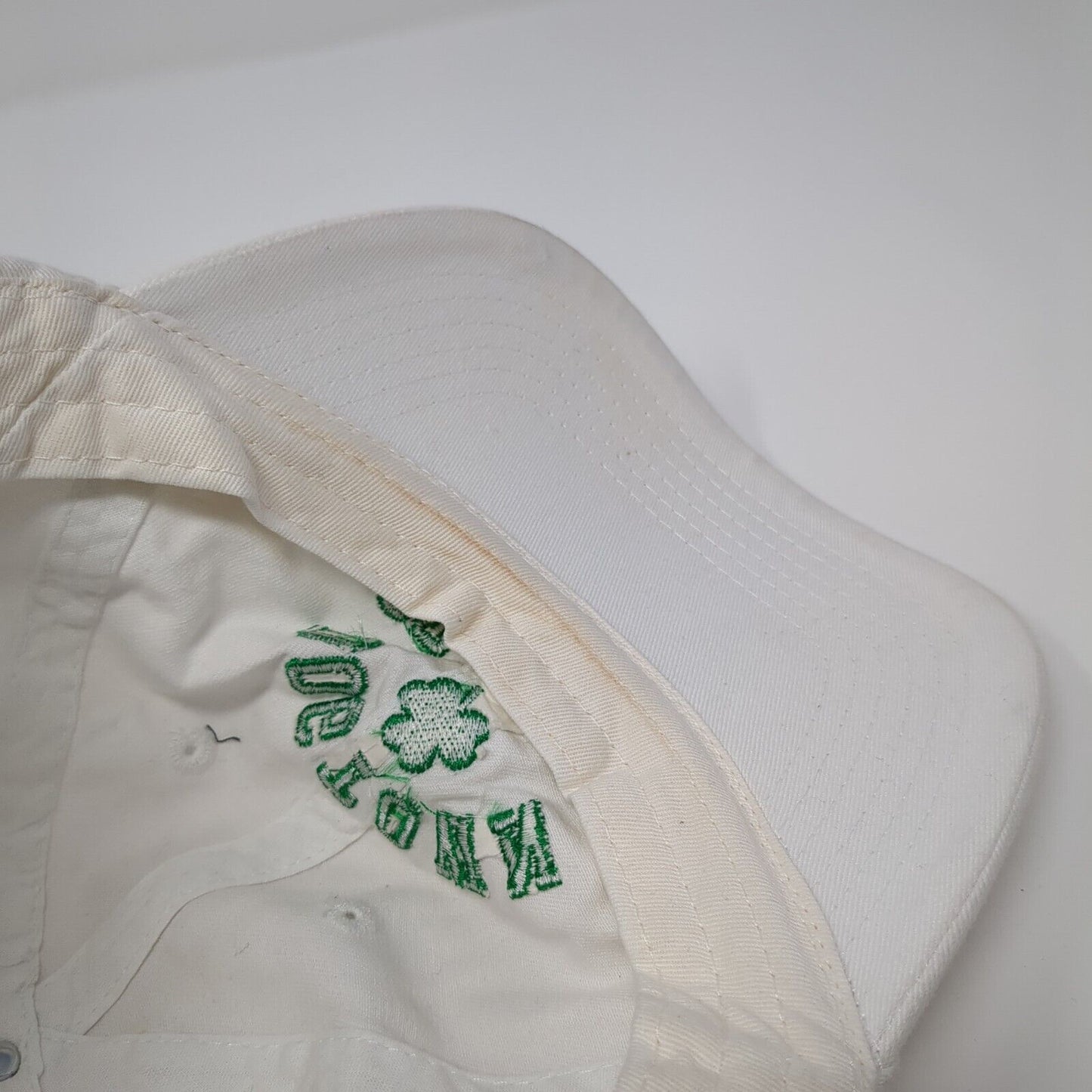 Dogtown St. Louis Slideback Hat White One Size Adjustable Embroidered Cotton