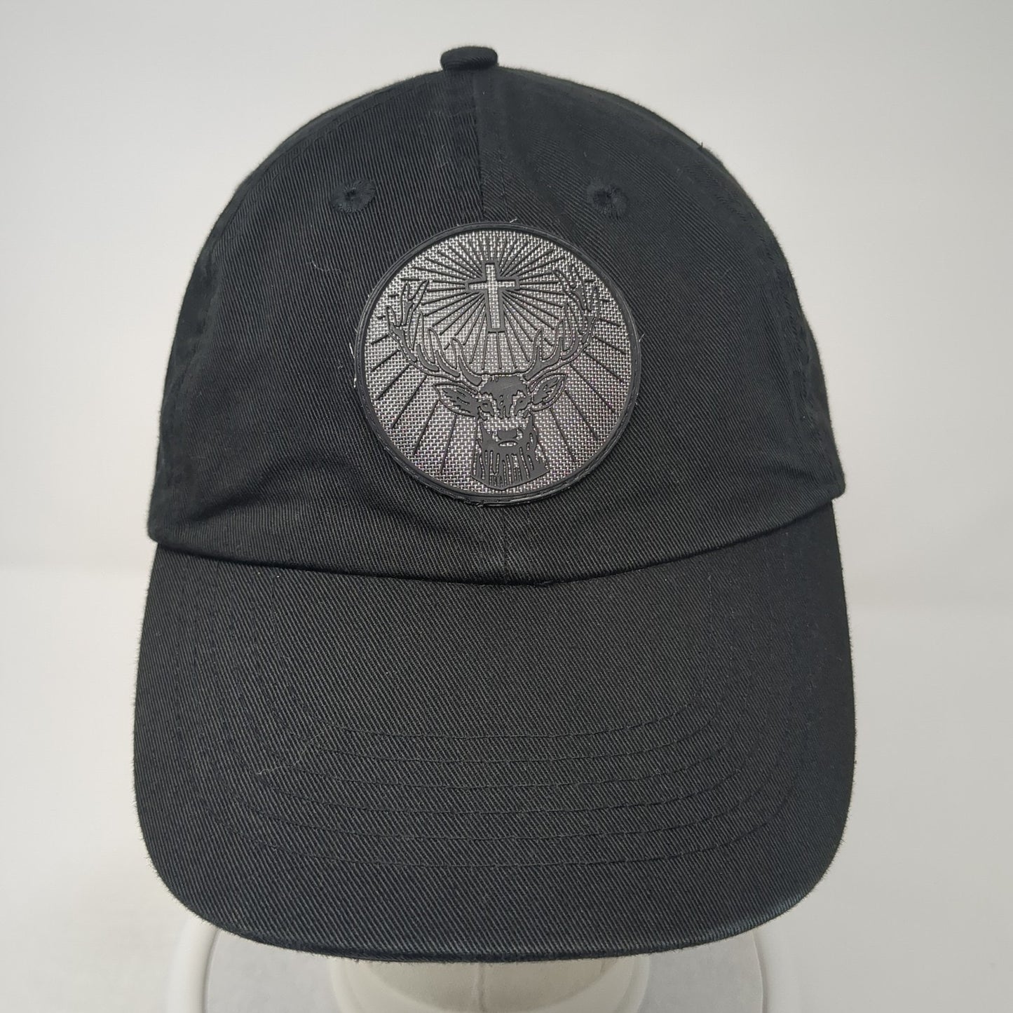 Jagermeister Slideback Baseball Cap Black OS Adjustable Embroidered 6 Panel