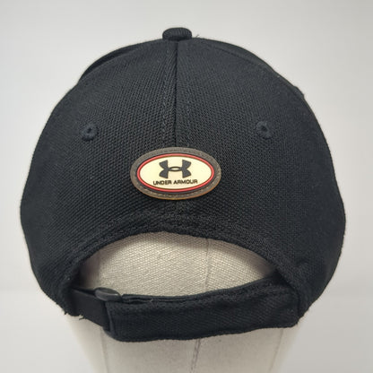 Under Armour Strapback Baseball Cap Black One Size Adjustable Embroidered