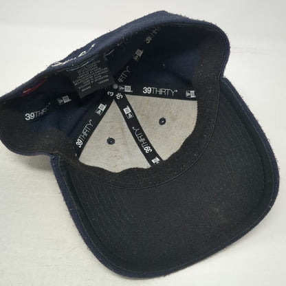 New York Yankees MLB New Era Baseball Cap Blue L 39THIRTY Stretch Fit NY Logo
