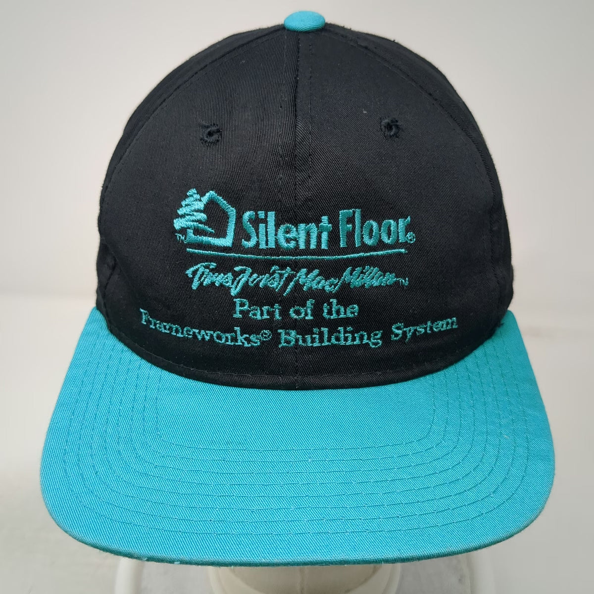 Yupoong Snapback Black Blue OSFM Silent Floor Trus Joist MacMillan 6 Panel Hat