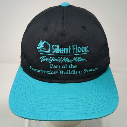 Yupoong Snapback Black Blue OSFM Silent Floor Trus Joist MacMillan 6 Panel Hat
