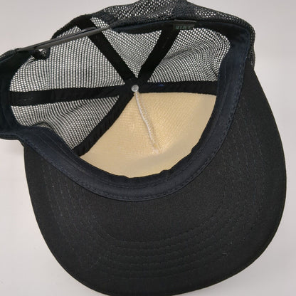 Payette River Games Snapback Trucker Hat Black One Size Mesh Back