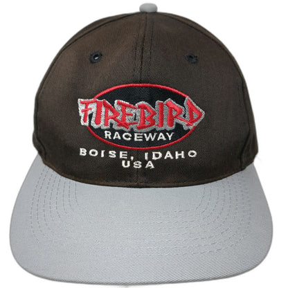 Otto Snapback Black Hat One Size Firebird Raceway Boise Idaho USA Structured