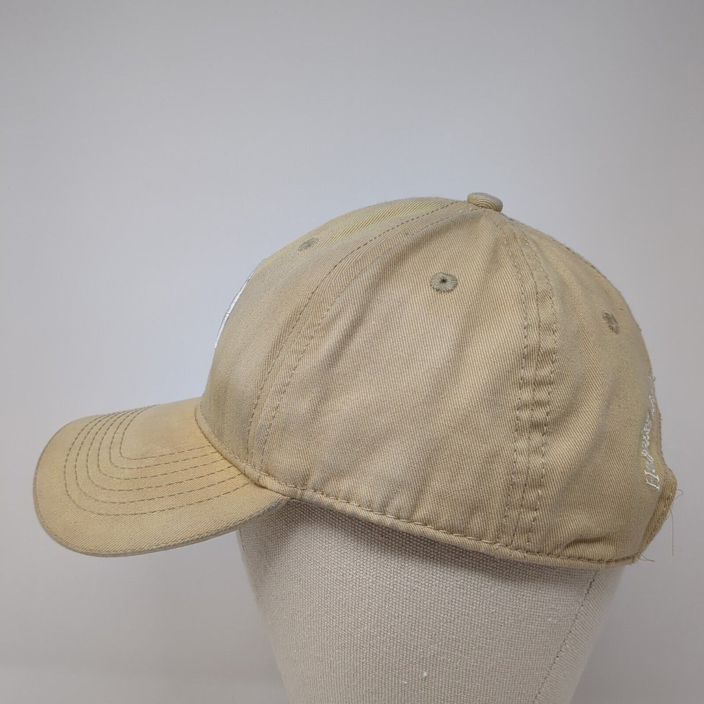 Old Dominion Freight Line Strapback Hat Tan OS Adjustable Embroidered Atlanta
