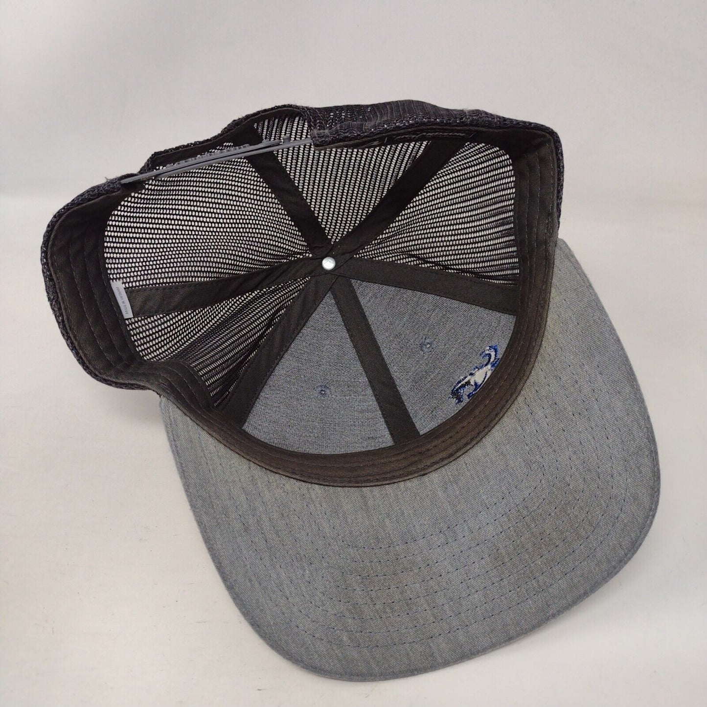 Tahoe Equine Snapback Mesh Back Trucker Hat Gray M/L Richardson