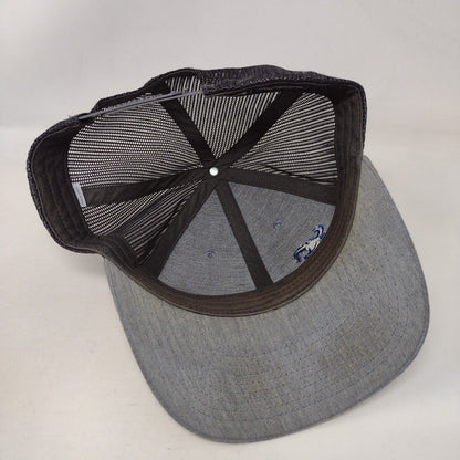 Tahoe Equine Snapback Mesh Back Trucker Hat Gray M/L Richardson