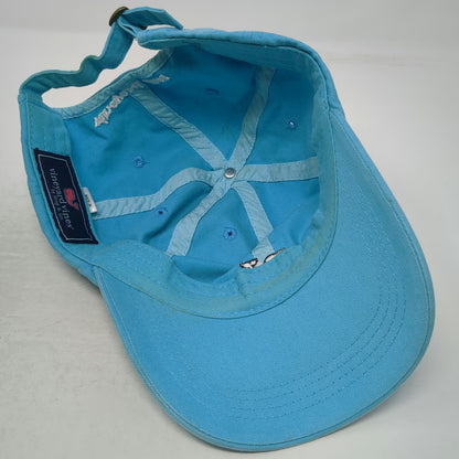 vineyard vines Baseball Cap Blue One Size Whale Logo Cotton Adjustable hat