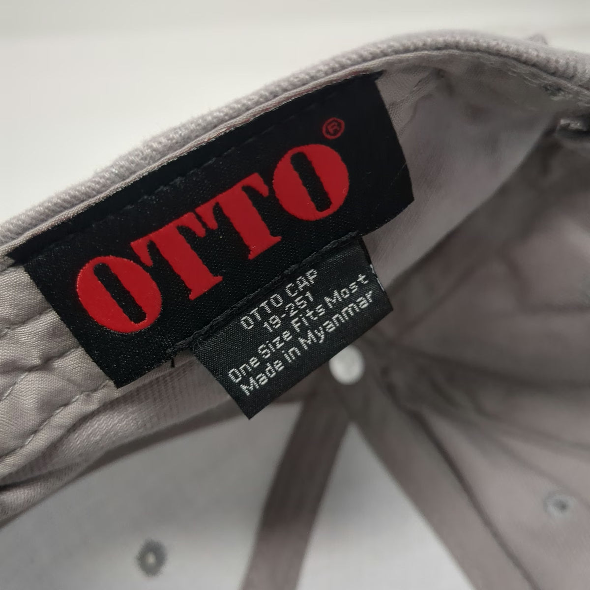 Otto Baseball Cap Gray One Size Mule Deer Foundation Sponsor Patch Cotton Hat