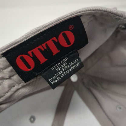 Otto Baseball Cap Gray One Size Mule Deer Foundation Sponsor Patch Cotton Hat