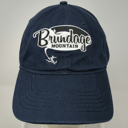 Ouray Brundage Mountain Ski Resort Hat Blue Baseball Cap One Size Strapback