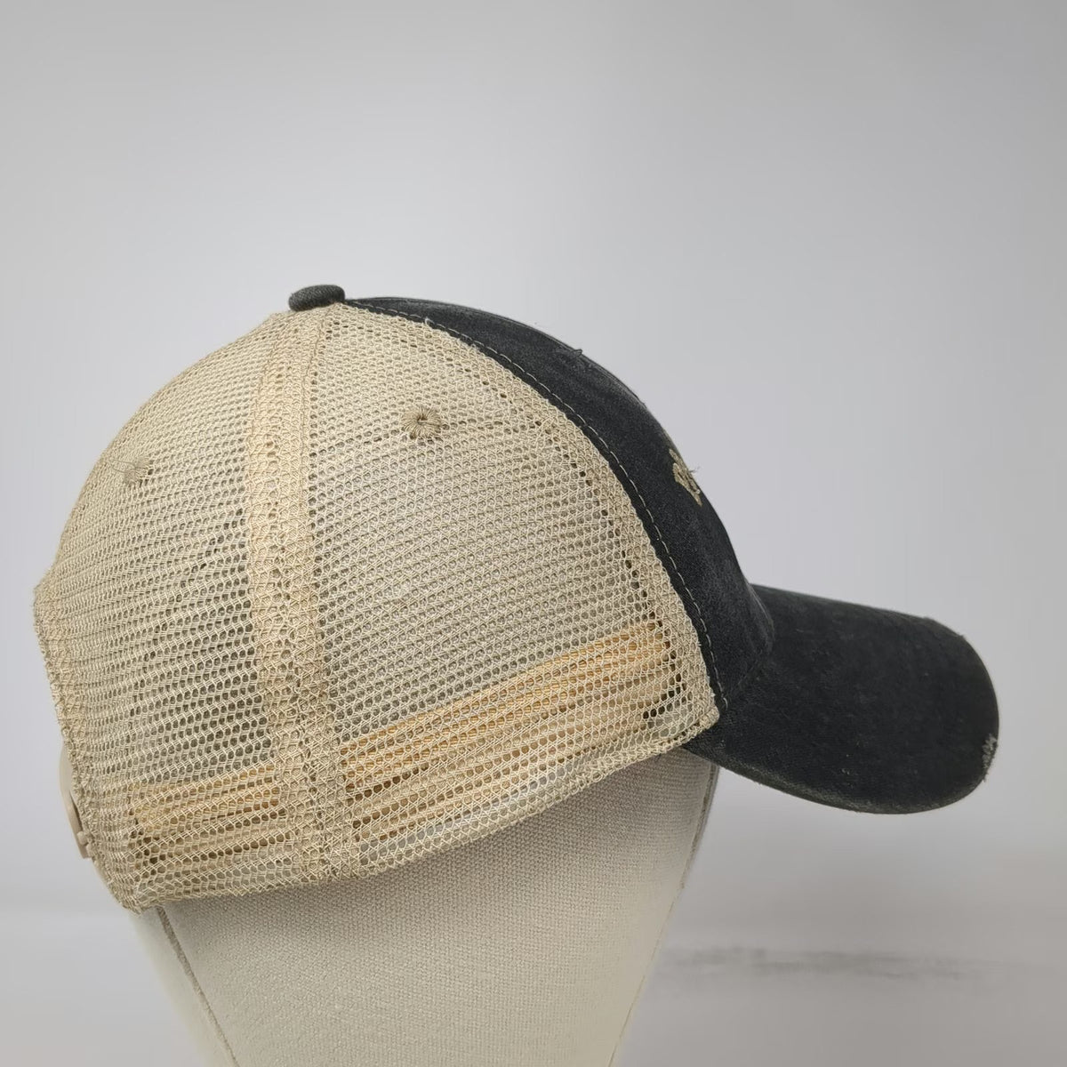 ESY Trucker Hat Gray One Size Mesh Back Snapback Palm Springs California 1938
